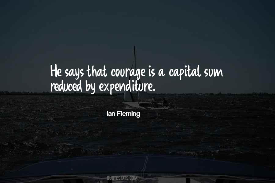 Quotes About Expenditure #1230039