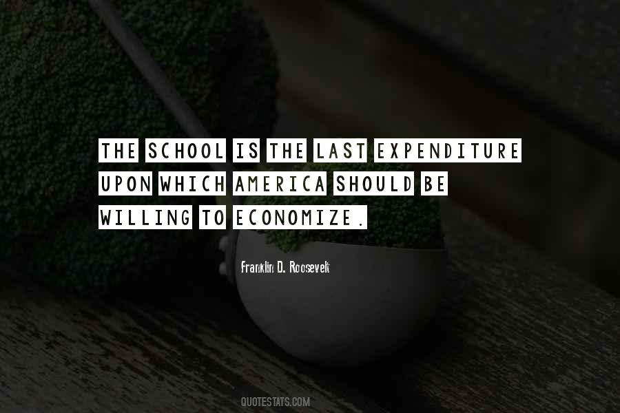 Quotes About Expenditure #569023