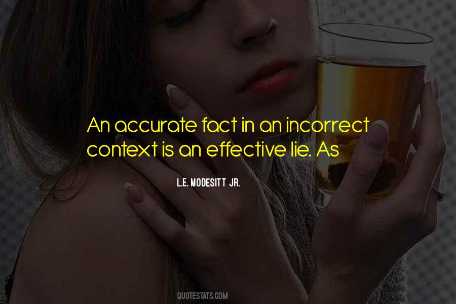 Quotes About Incorrect #439410