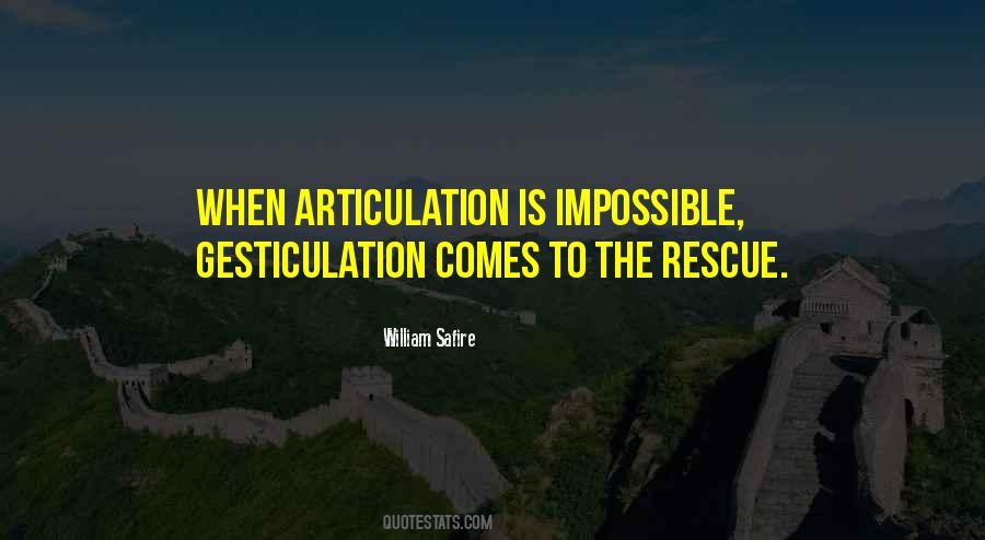 Gesticulation Quotes #323077