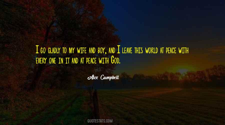 Quotes About Peace With God #1029676