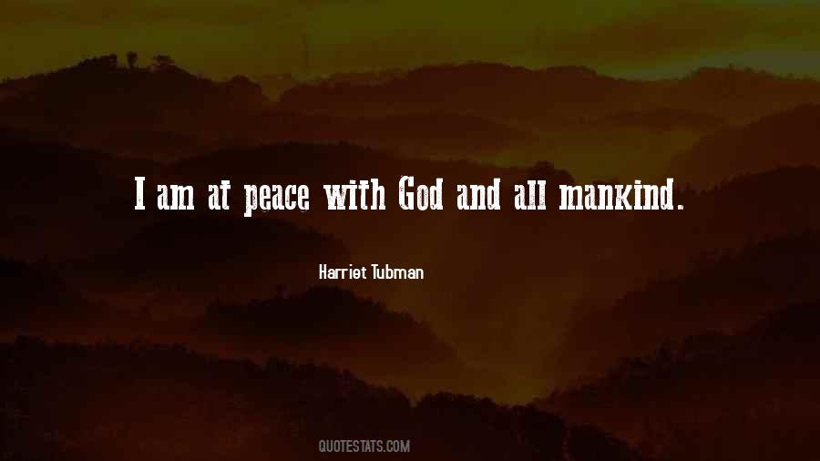 Quotes About Peace With God #1488519