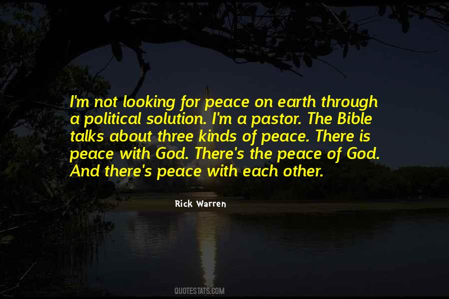 Quotes About Peace With God #356354