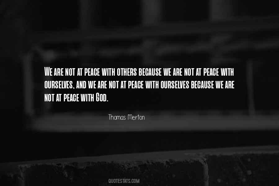 Quotes About Peace With God #611111