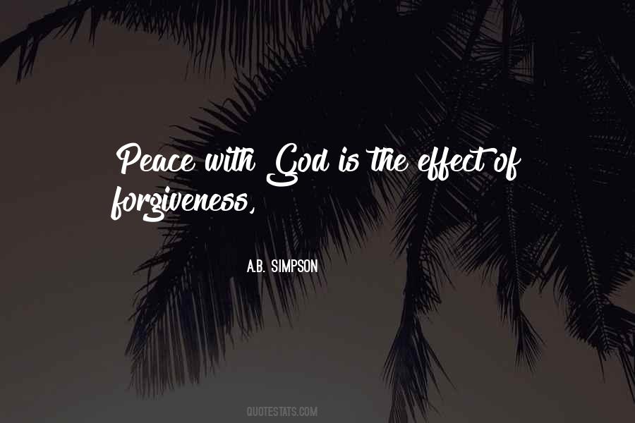 Quotes About Peace With God #726285