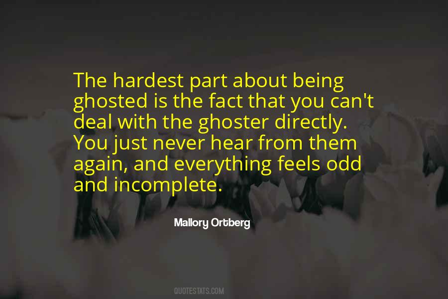 Ghosted Quotes #776610