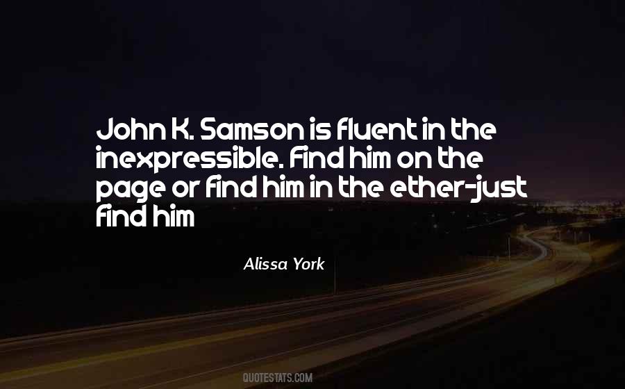 Quotes About Samson #313721