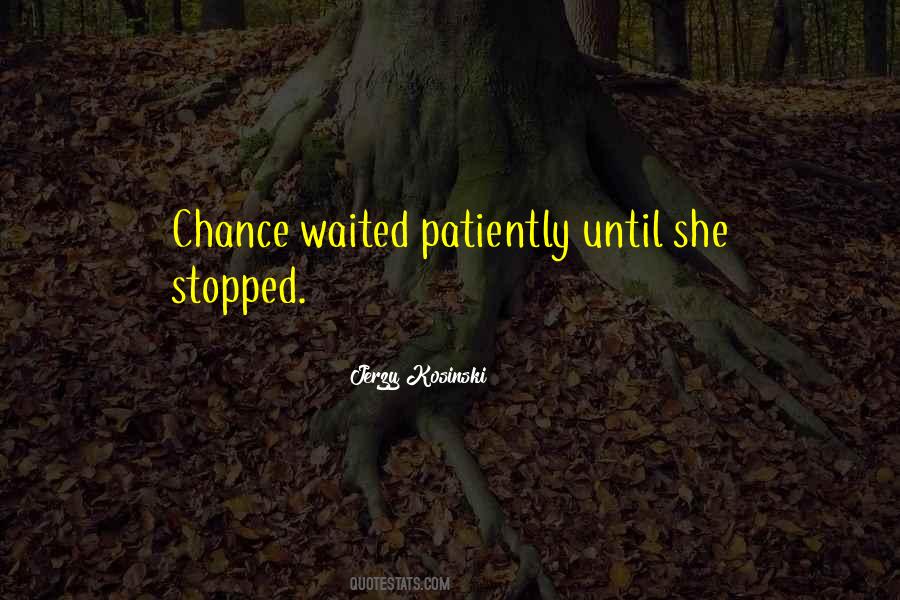 Quotes About Patiently #1112205