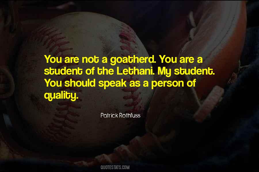 Goatherd's Quotes #714827