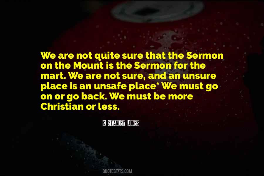 Quotes About Sermon On The Mount #1307781