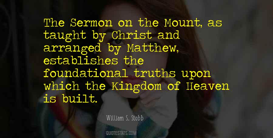 Quotes About Sermon On The Mount #962437