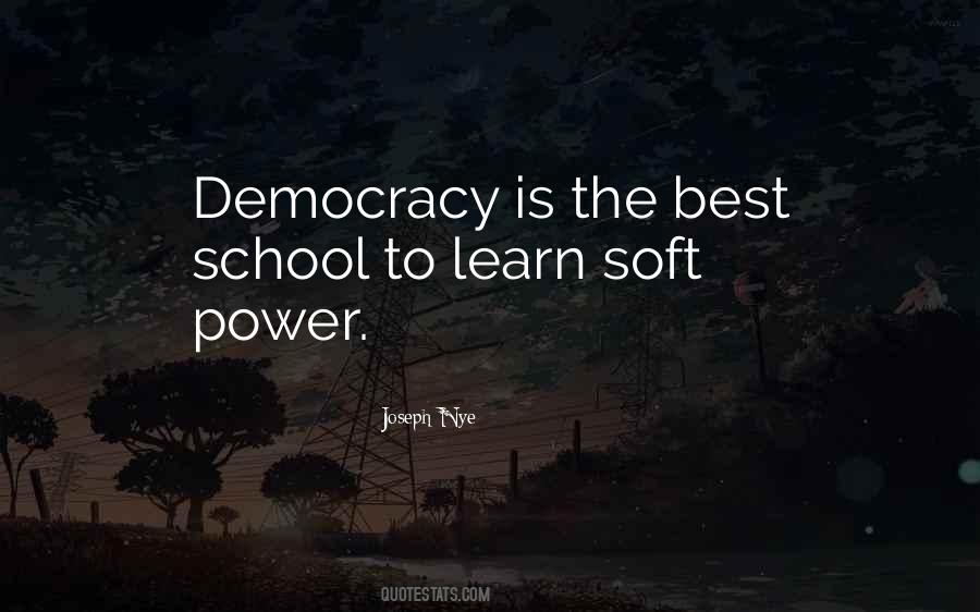 Quotes About Soft Power #581355