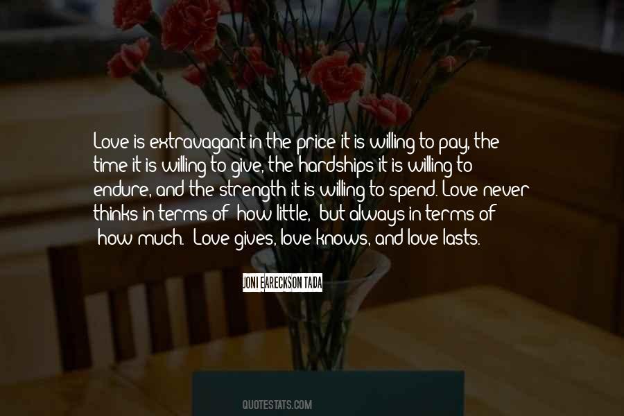 Quotes About Extravagant Love #1777031