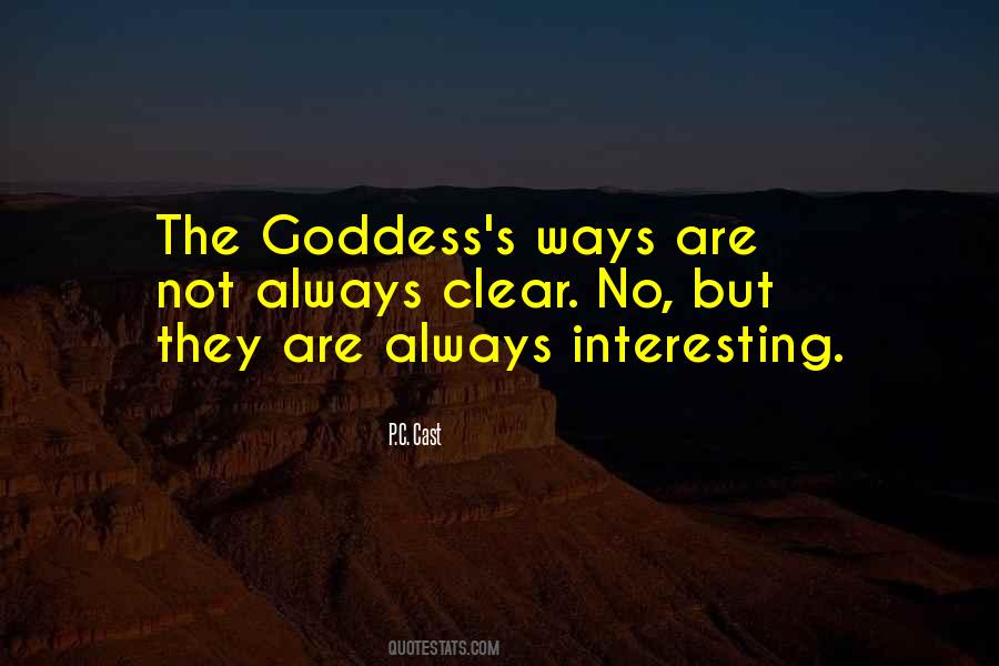 Goddess's Quotes #1423604