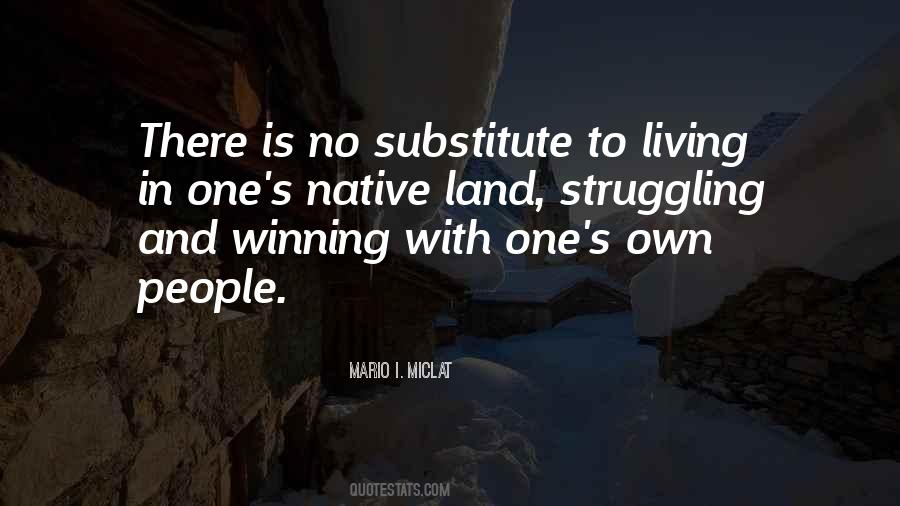 Quotes About Native Land #894971
