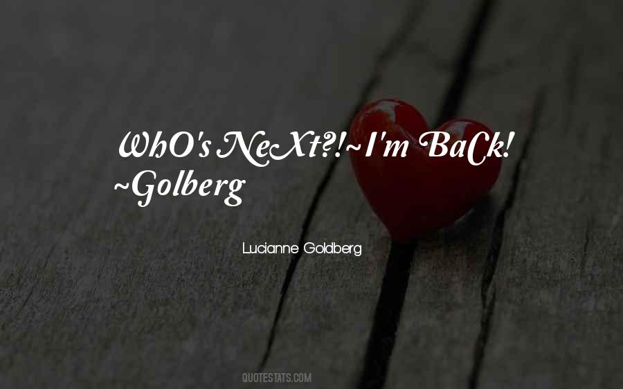 Golberg Quotes #1544215