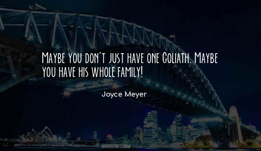 Goliath's Quotes #1421564