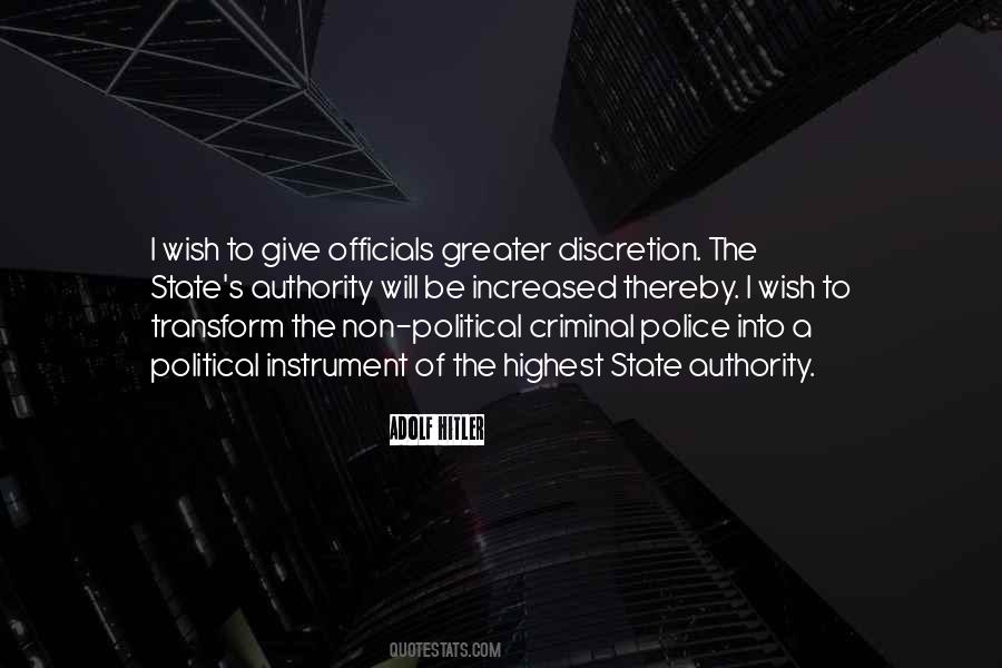 Quotes About Police State #1247283