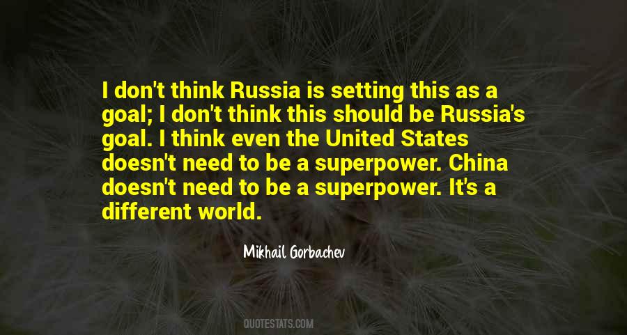 Gorbachev's Quotes #1554612