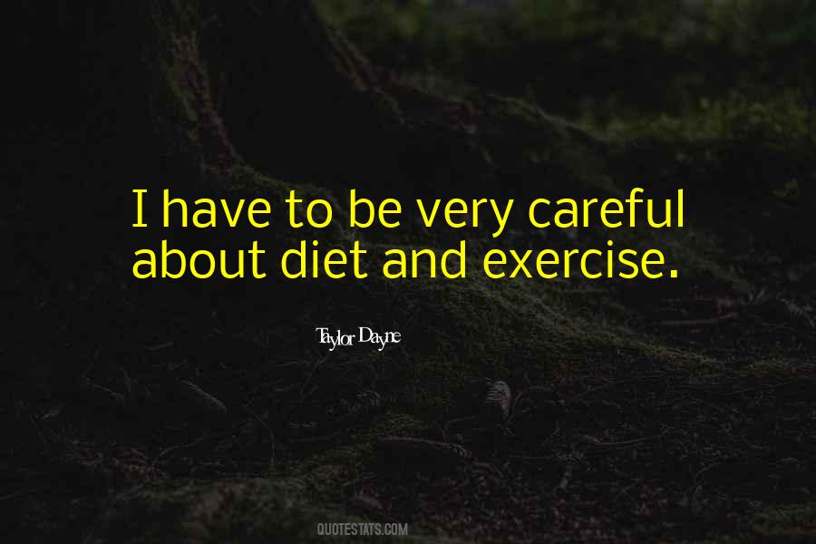 Quotes About Exercise And Diet #1243377