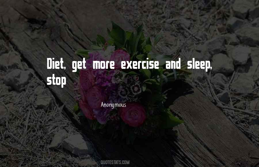 Quotes About Exercise And Diet #188952
