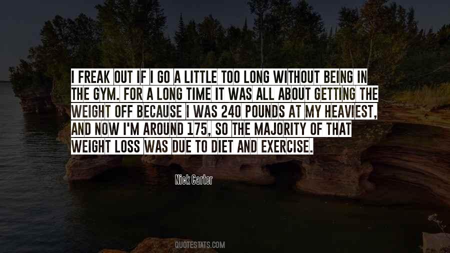 Quotes About Exercise And Diet #458282