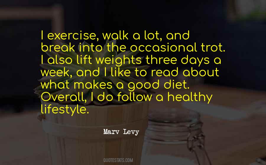 Quotes About Exercise And Diet #95531