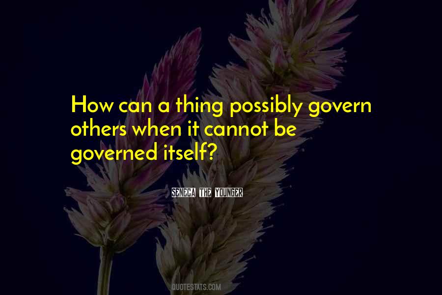 Govern'd Quotes #106504
