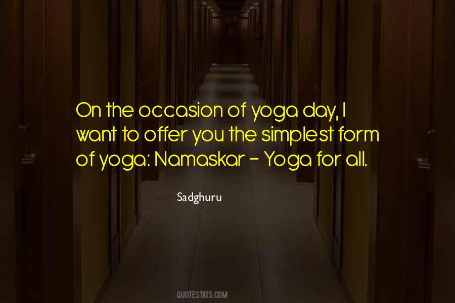 Quotes About Yoga Day #1573665