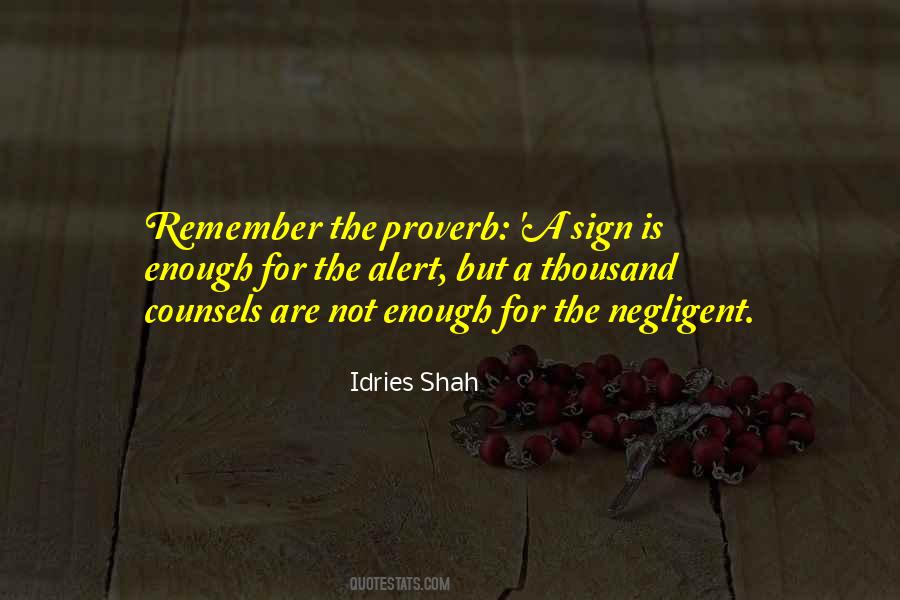 Quotes About Negligent #1789569