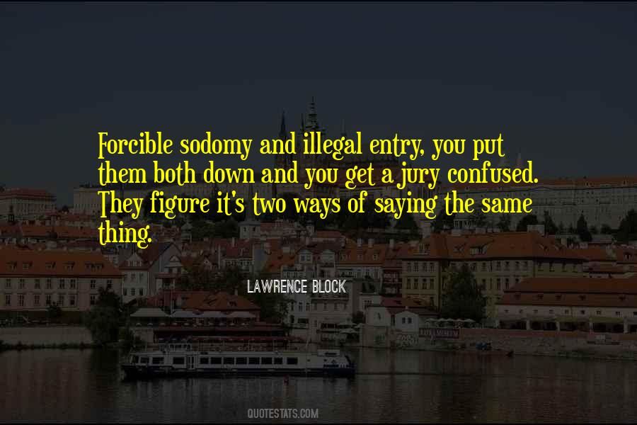 Quotes About Sodomy #1777889