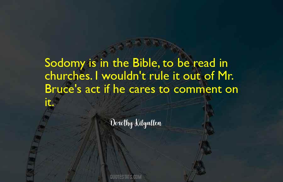 Quotes About Sodomy #929361