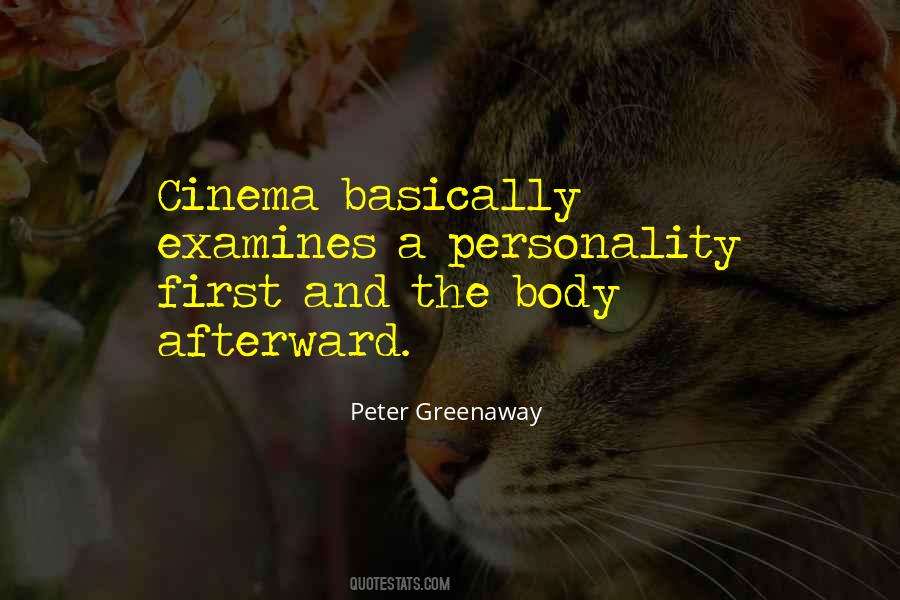 Greenaway Quotes #1241940