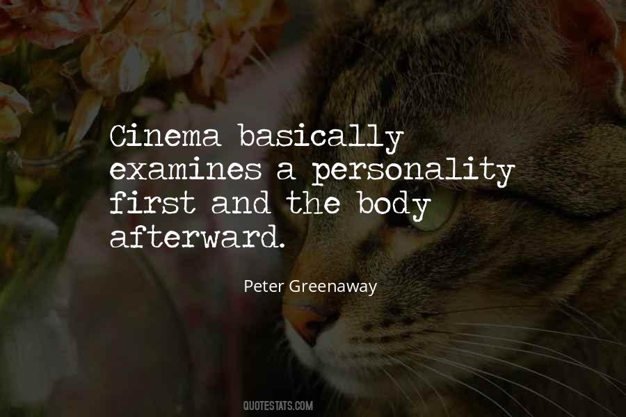 Greenaway's Quotes #1241940