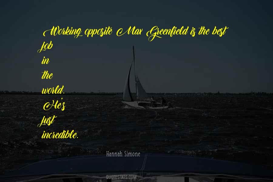 Greenfield Quotes #868060