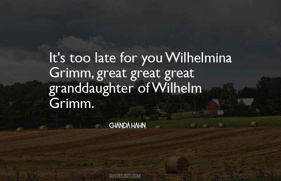 Grimm's Quotes #879317