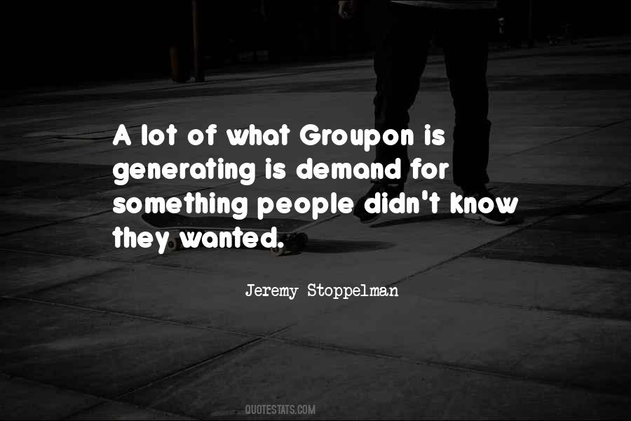 Groupon's Quotes #1865564