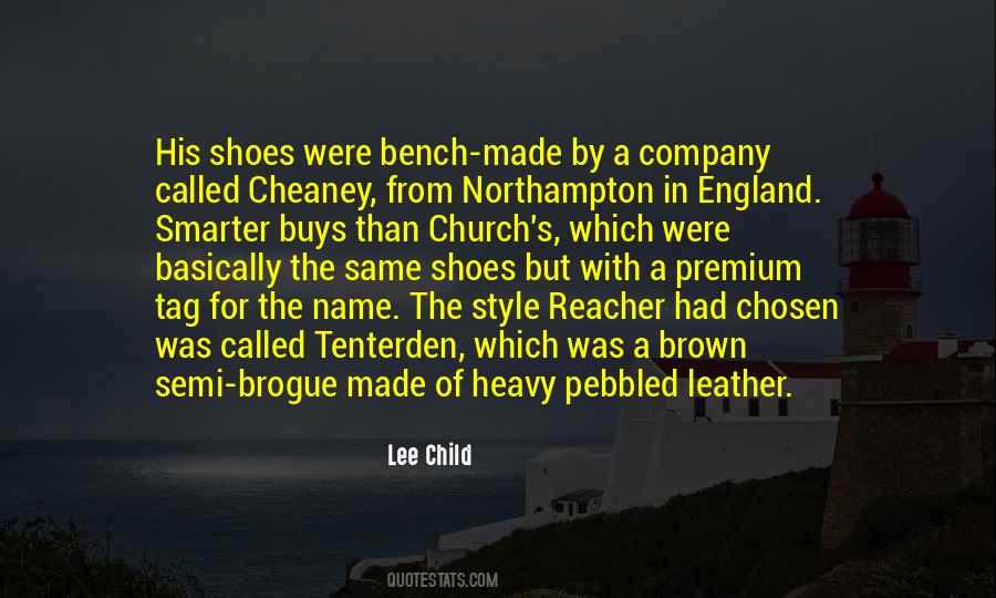 Quotes About Leather Shoes #1692040