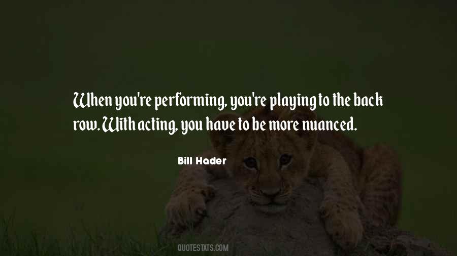 Hader Quotes #117419