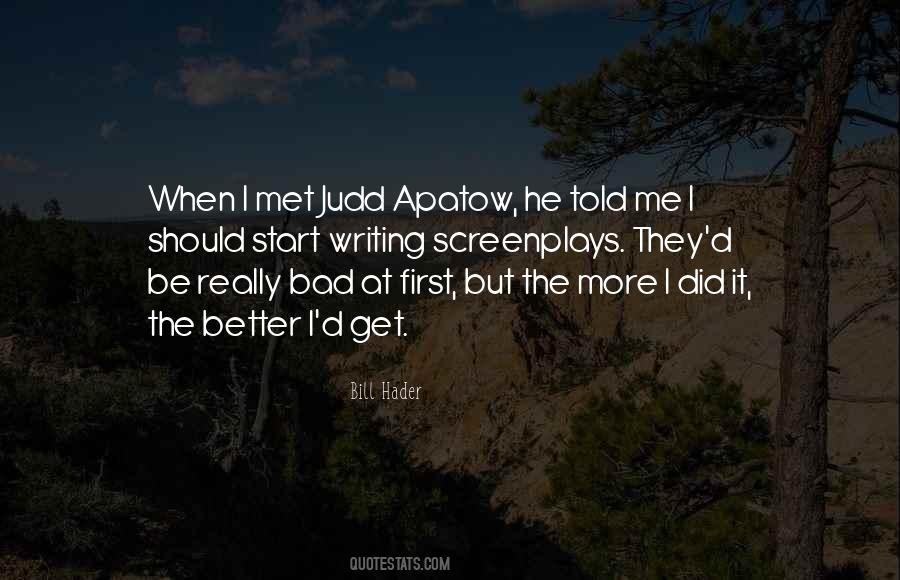 Hader Quotes #736517