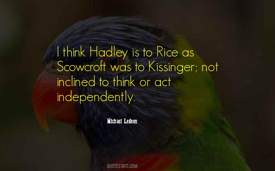 Hadley's Quotes #1529237