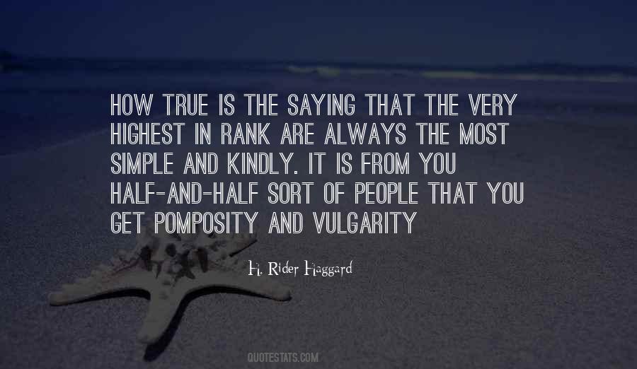 Haggard's Quotes #277279