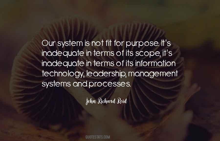 Quotes About Management Systems #647982