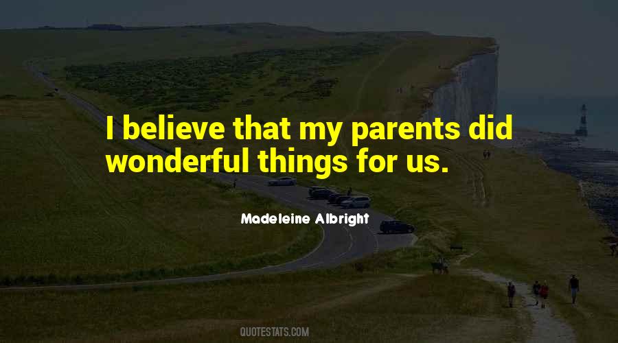 Quotes About Wonderful Parents #1776328