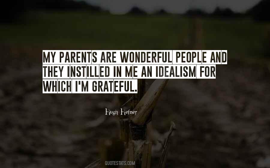 Quotes About Wonderful Parents #26325