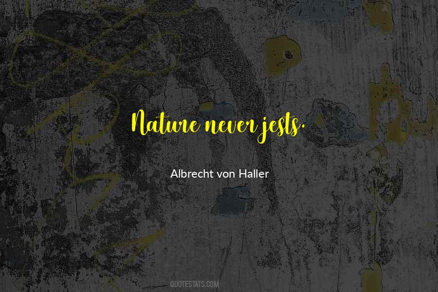 Haller's Quotes #427859