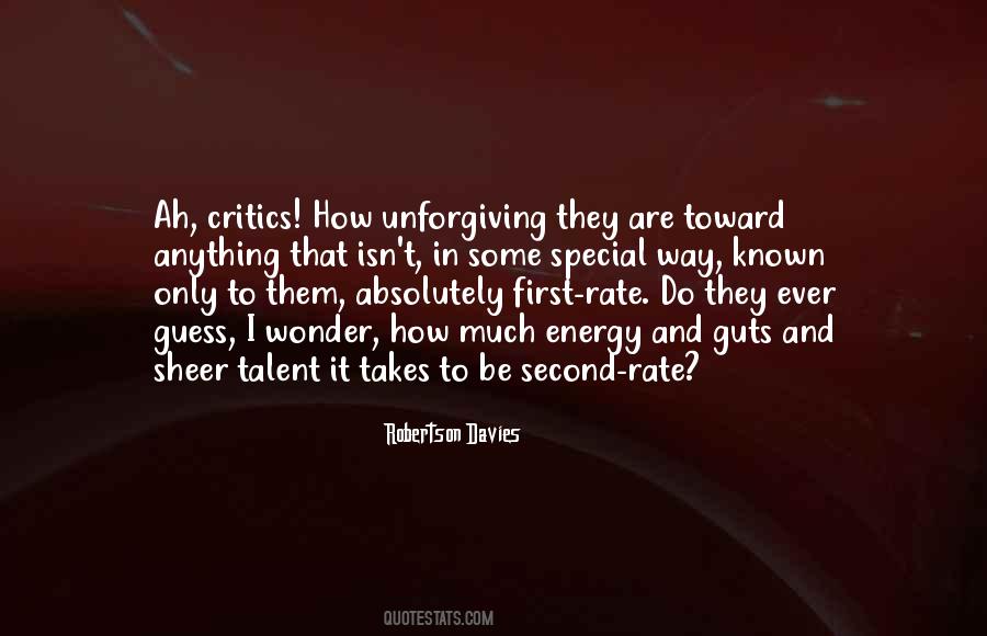 Quotes About Second Rate #1249154