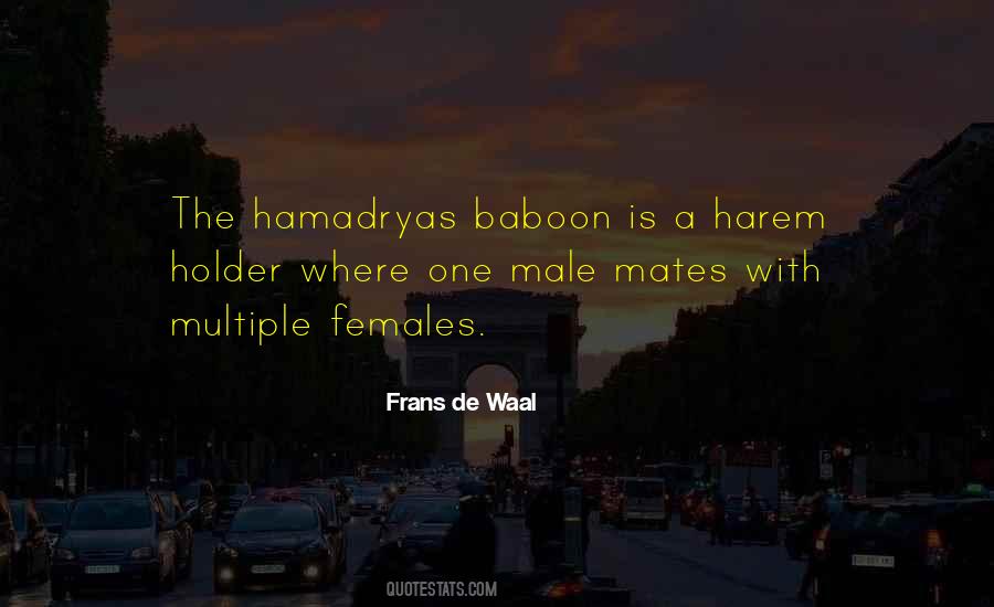 Hamadryas Quotes #375293