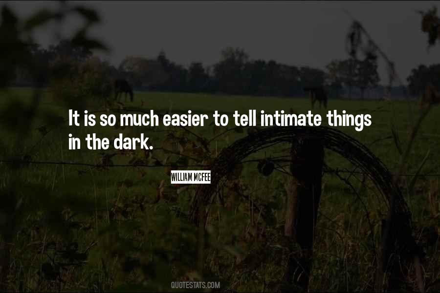 Quotes About In The Dark #1614518