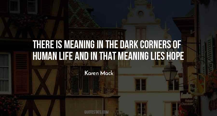 Quotes About In The Dark #1700066